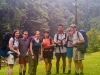 The group setting out from Camp 5 on Day 3 of the trek