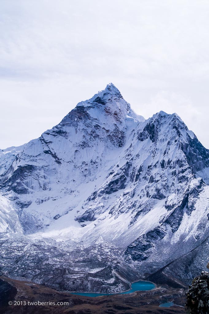 The other side of Ama Dablam from Narastan Peak