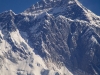 Telephoto shot of Everest from Namche Bazaar