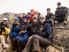 The trekking group on the summit of Narastan Peak (5000m)