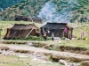 Tibetan Nomad camp on the Lachen La