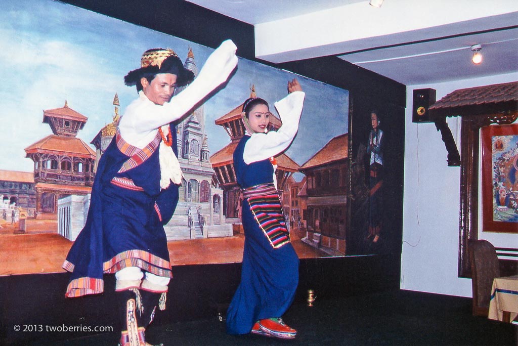 Nepalese dancers in Kathmandu