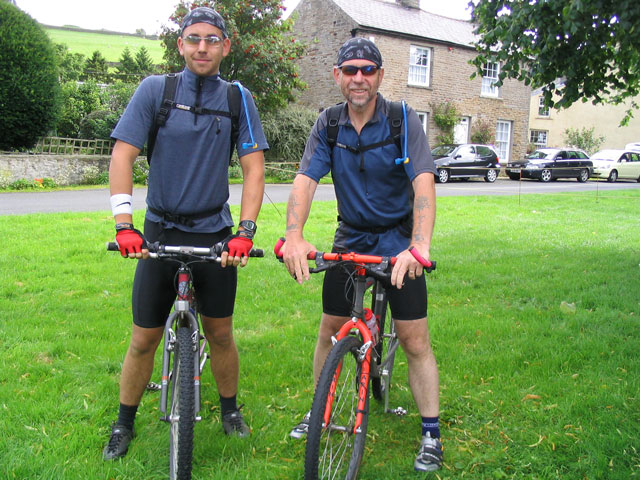 At Garigill at the start of Day 2 of our Coast to Coast ride